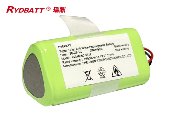 Batterie-Satz 2600mAh 11.1V 3S1P Li Ion 18650 für Haushaltsgeräte