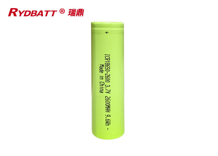 Produkte 2600mAh 3.7V 9.6Wh Li Ion 18650 Batterie-Satz im Freien