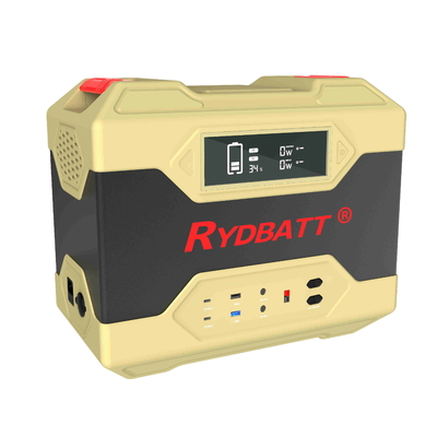 Ryder Portable Power Station 2400W (Spitze 4000W), 2400Wh Ersatz- schneller Vorwurf der Körperverletzungs-LiFePO4 1,5 Stunden 100%, Solar-Generato