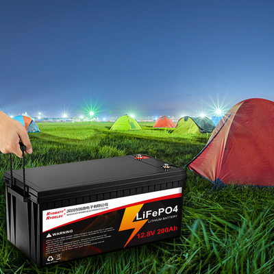 Wieder aufladbare tiefe Zyklus-Batterie Bluetooth 12V 200Ah LiFePO4 imprägniern für RV-Lager